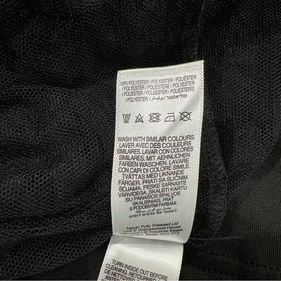 NEW Never Fully Dressed Kate Sheer Ruffled Mini Dress - Picture 15 of 15